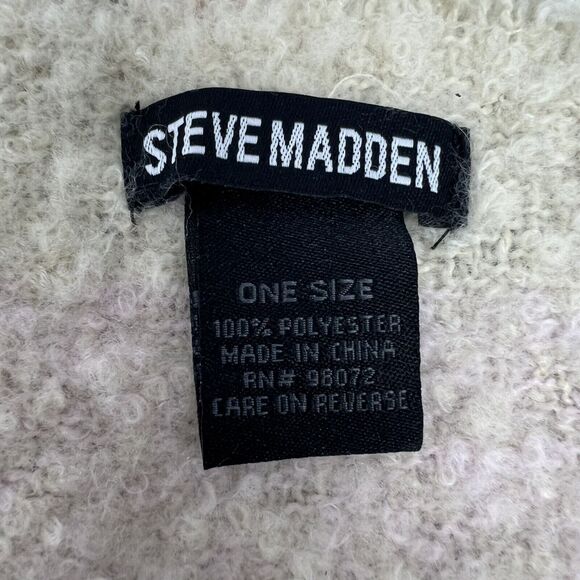 Steve Madden Blanket Scarf Plaid with Fringe Detail Cozy Warm Winter Multicolor - Picture 4 of 8